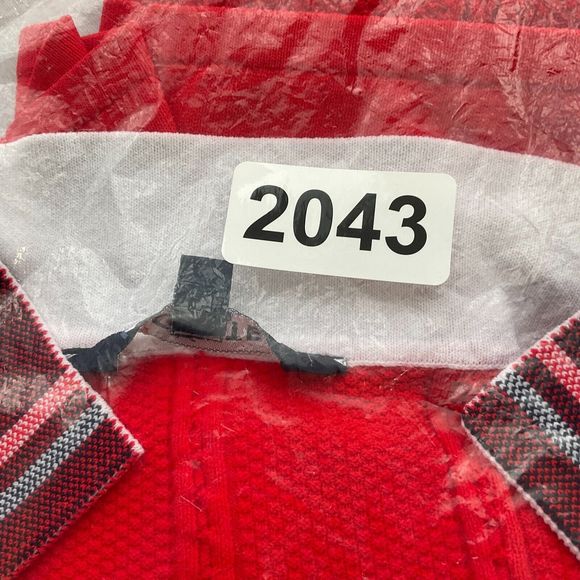 Movetes Dress Womens Size XS  Golf Cricket Pickleball Red Knit V-Neck - Picture 12 of 12